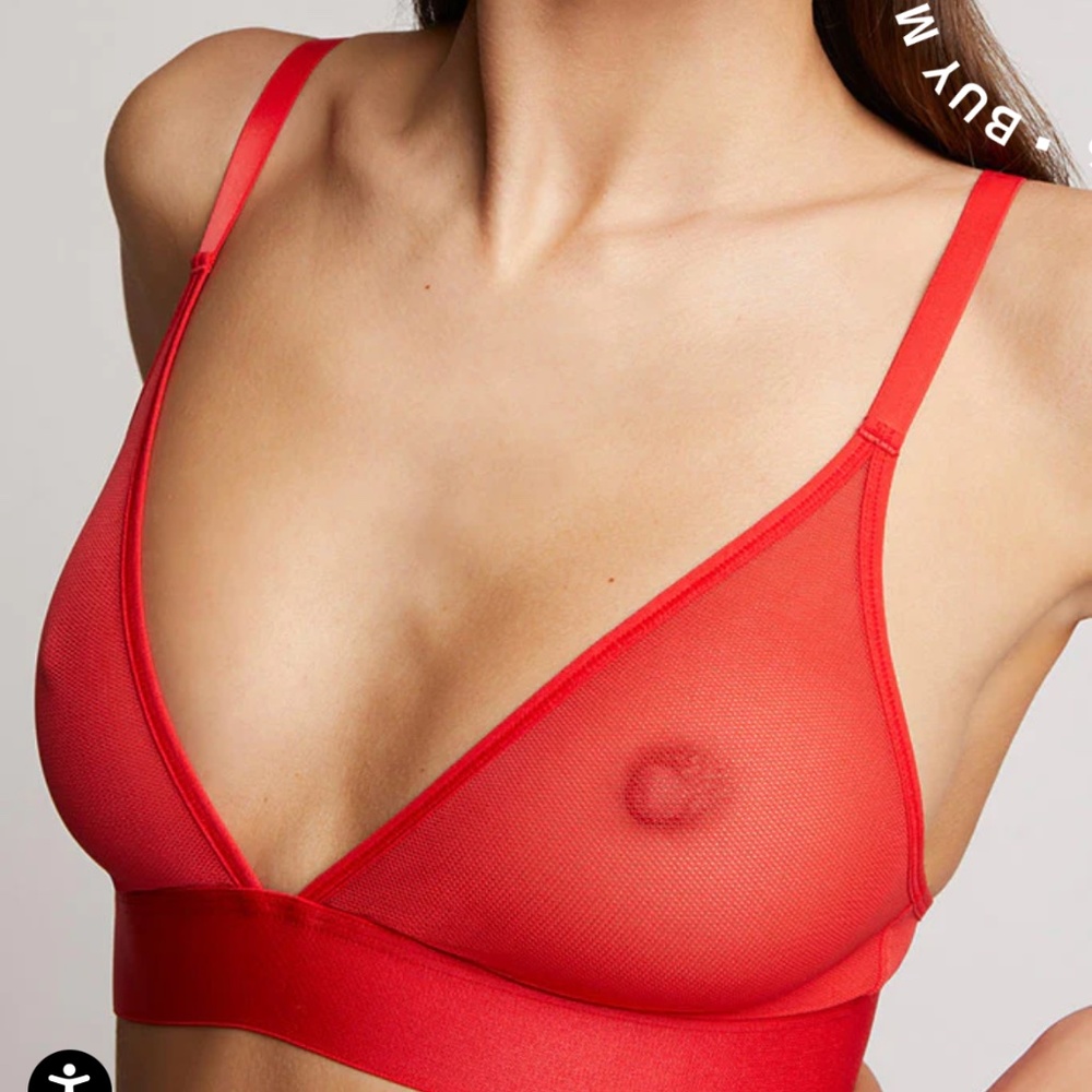 Negative Underwear Sieve Triangle Bra Size 4